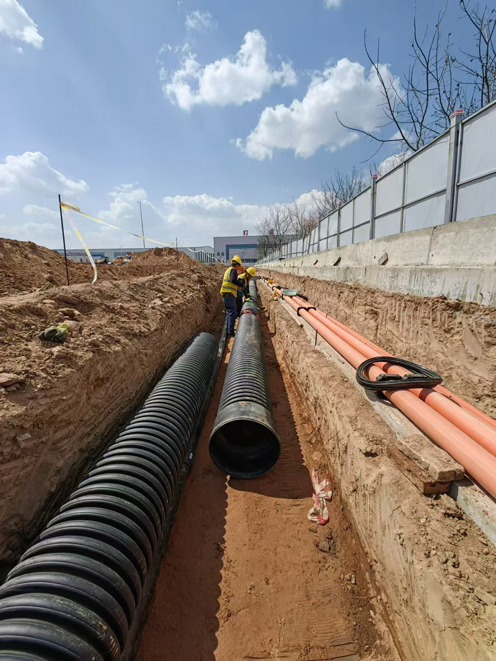 武漢市三環(huán)湯遜湖工程波紋管排水項(xiàng)目